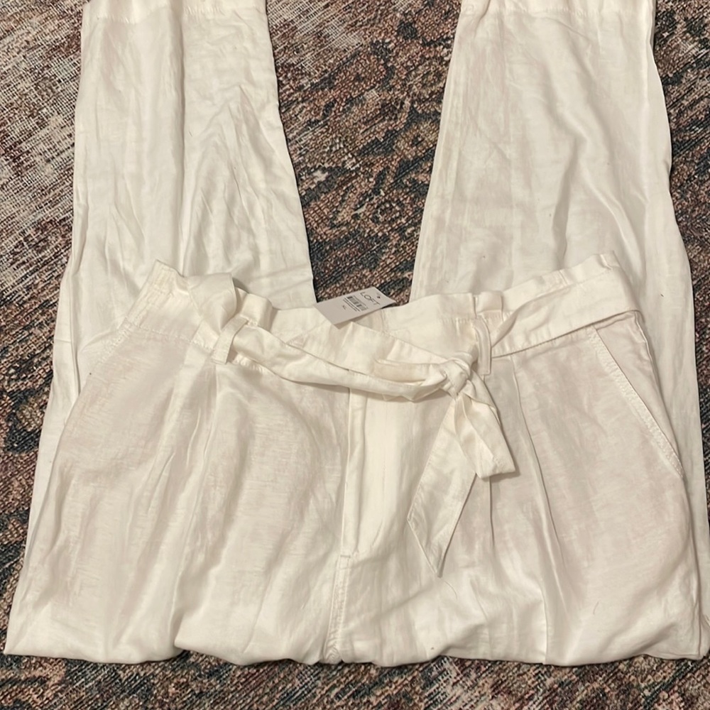 Linen Trash Bag Pants